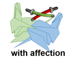 Thousand Paper Cranes Vol.7 Samurai sticker #3932606