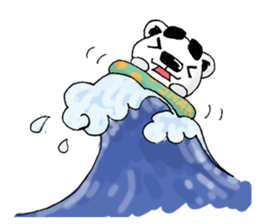 summer polar bears sticker #3932826