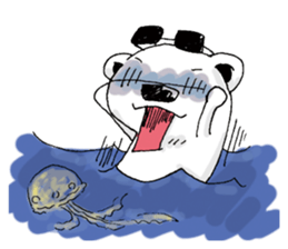 summer polar bears sticker #3932829