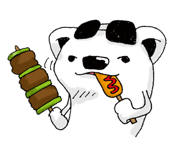 summer polar bears sticker #3932833