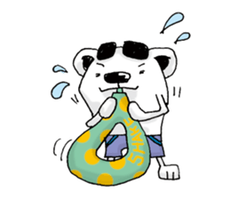 summer polar bears sticker #3932838