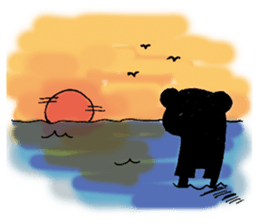 summer polar bears sticker #3932846