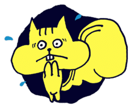 Yellow Squirrel sticker #3933449