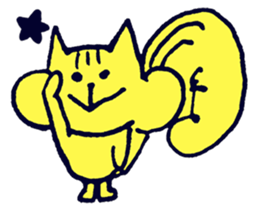 Yellow Squirrel sticker #3933450