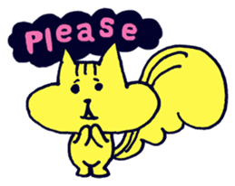 Yellow Squirrel sticker #3933453