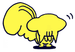 Yellow Squirrel sticker #3933455