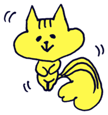 Yellow Squirrel sticker #3933456