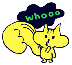 Yellow Squirrel sticker #3933461
