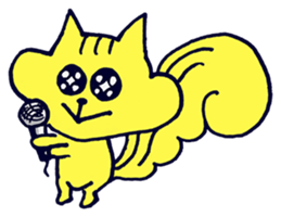 Yellow Squirrel sticker #3933462