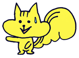 Yellow Squirrel sticker #3933464