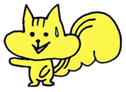 Yellow Squirrel sticker #3933464