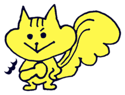 Yellow Squirrel sticker #3933467