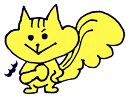 Yellow Squirrel sticker #3933467