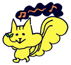 Yellow Squirrel sticker #3933469
