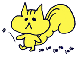 Yellow Squirrel sticker #3933470