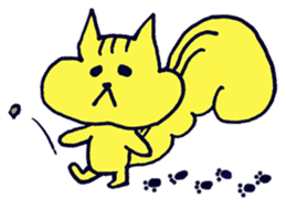 Yellow Squirrel sticker #3933470