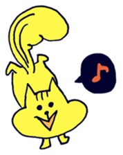 Yellow Squirrel sticker #3933474