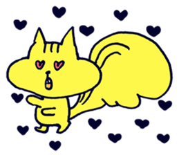Yellow Squirrel sticker #3933476