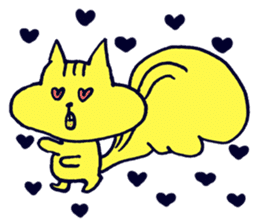 Yellow Squirrel sticker #3933476