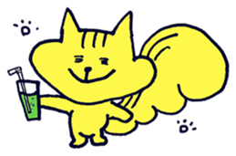 Yellow Squirrel sticker #3933477