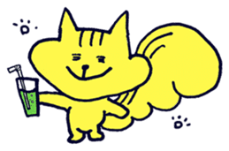 Yellow Squirrel sticker #3933477