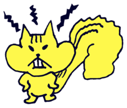 Yellow Squirrel sticker #3933478