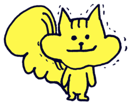 Yellow Squirrel sticker #3933479