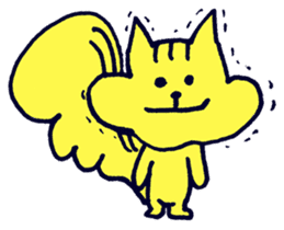 Yellow Squirrel sticker #3933479