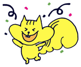 Yellow Squirrel sticker #3933484