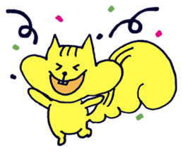 Yellow Squirrel sticker #3933484