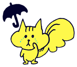 Yellow Squirrel sticker #3933485