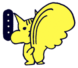 Yellow Squirrel sticker #3933486