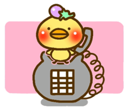 eggplant birds(Revised version) sticker #3933895
