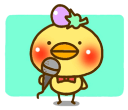 eggplant birds(Revised version) sticker #3933899