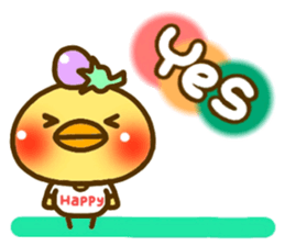 eggplant birds(Revised version) sticker #3933911