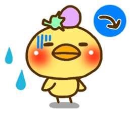 eggplant birds(Revised version) sticker #3933917