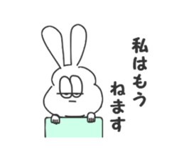 Thick rabbit5 sticker #3934000