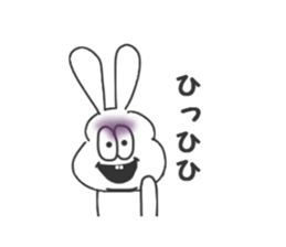 Thick rabbit5 sticker #3934005