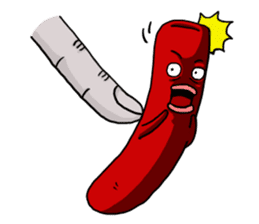 hot dog sausage mouth brother sticker #3934247