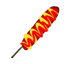 hot dog sausage mouth brother sticker #3934253