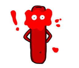 hot dog sausage mouth brother sticker #3934261