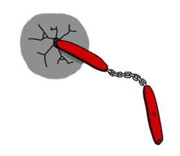 hot dog sausage mouth brother sticker #3934269