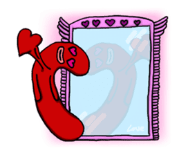 hot dog sausage mouth brother sticker #3934276