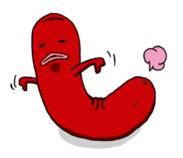 hot dog sausage mouth brother sticker #3934280