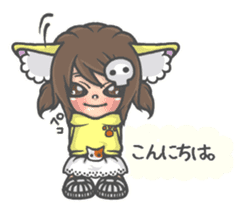 Cat person story. daily a conversation sticker #3934350