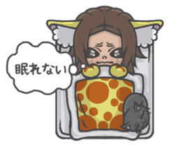 Cat person story. daily a conversation sticker #3934360