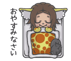 Cat person story. daily a conversation sticker #3934362