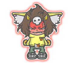 Cat person story. daily a conversation sticker #3934364