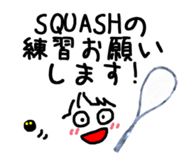 Squash Players sticker #3934807
