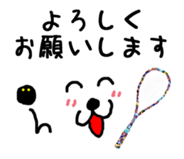 Squash Players sticker #3934809